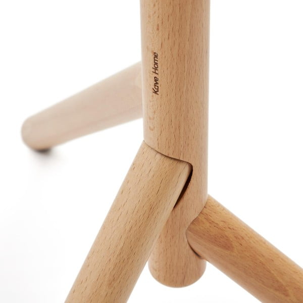 Věšák z bukového dřeva v přírodní barvě 46x170 cm Nadue – Kave Home-image-2