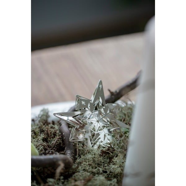 Závěsná vánoční dekorace ve stříbrné barvě Kähler Design-image-1