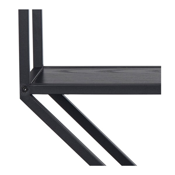 Černá patrová kovová police Seaford - Actona-image-3