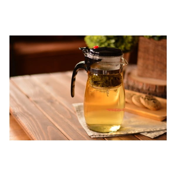 Skleněná konvice se sítkem Bambum Vogue, 900 mlml-image-2