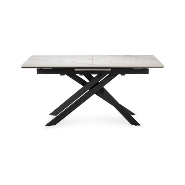 Rozkládací jídelní stůl s přídavnou deskou s keramickou deskou 89,5x160 cm Belma – Marckeric