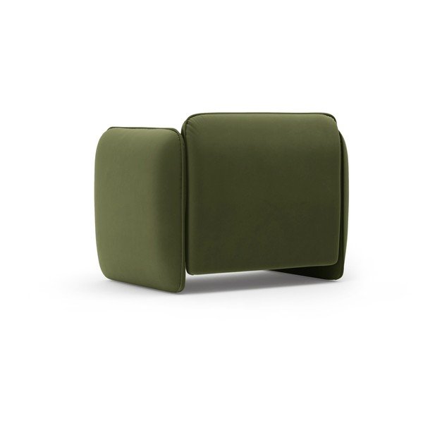 Zelené sametové křeslo Georgia – Micadoni -image-3