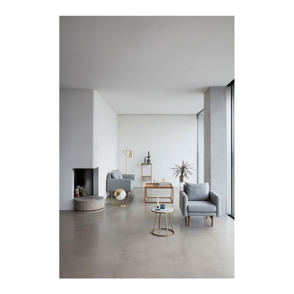 Sada 2 květináčů na podstavcích v mosazné barvě Hübsch Gardo-image-2