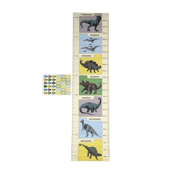 Dětský nástěnný metr Prehistoric Land – Rex London-image-2