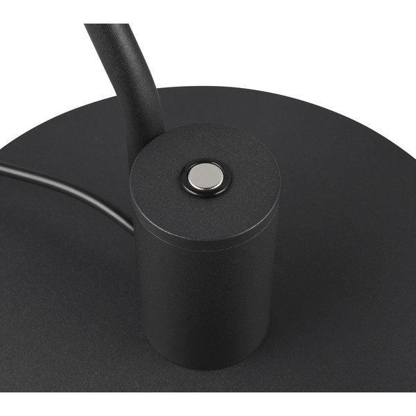 Matně černá LED stolní lampa s ohybatelnou konstrukcí (výška 64 cm) Manduro – Trio-image-3