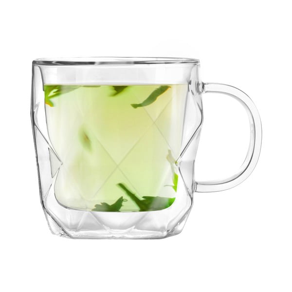 Sada 2 dvoustěnných hrnků Vialli Design Geo, 330 ml-image-3