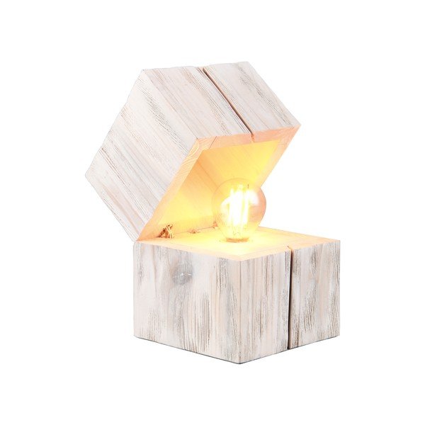 Bílá stolní lampa (výška 16 cm) Treasure – Trio-image-3