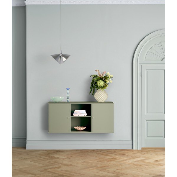 Khaki závěsná komoda 133x61x42 cm Mistral – Hammel Furniture-image-4