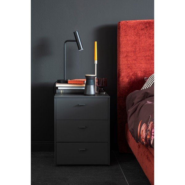 Černá LED stmívatelná stolní lampa (výška 48 cm) Stina – Fischer & Honsel-image-2