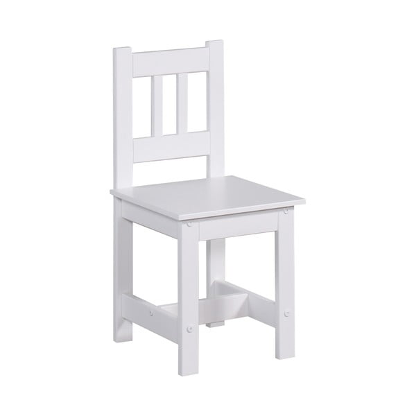 Bílá dětská židle Junior – Pinio