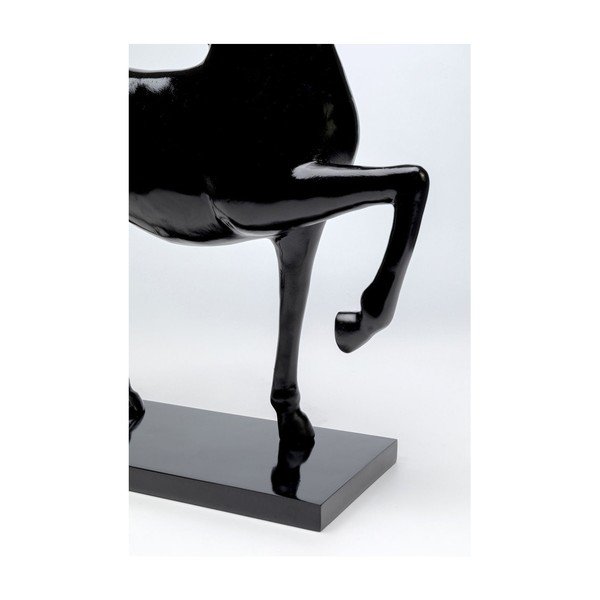Černá soška koně Kare Design Proud Horse-image-2