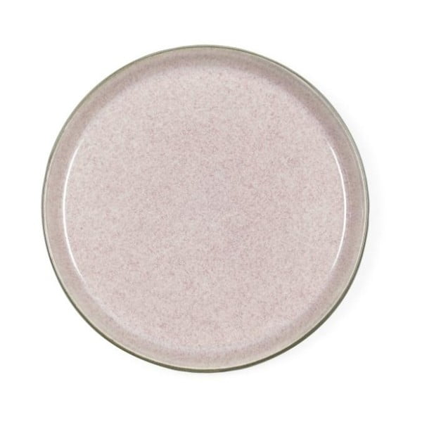 Pudrově růžový kameninový dezertní talíř Bitz Mensa, průměr 21 cm