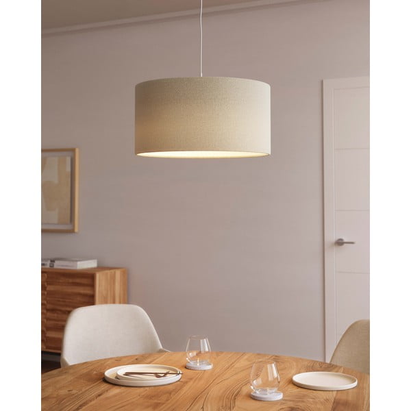 Krémové stínidlo ø 50 cm Nazli – Kave Home-image-1