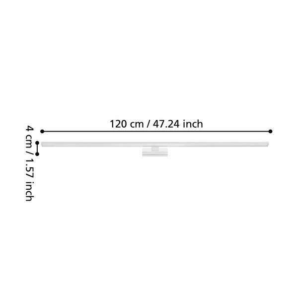 LED nástěnné svítidlo ve stříbrné barvě PANDELLA 1 – EGLO-image-2