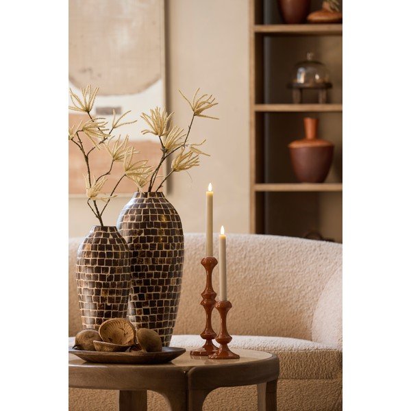 Hnědá bambusová váza (výška 40 cm) Tudela – Light & Living-image-1