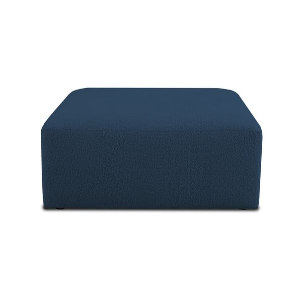 Tmavě modrý modul pohovky z textilie bouclé Roxy – Scandic