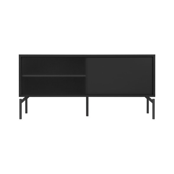 Černý TV stolek 116x55x42 cm Met Mini – noo.ma-image-2