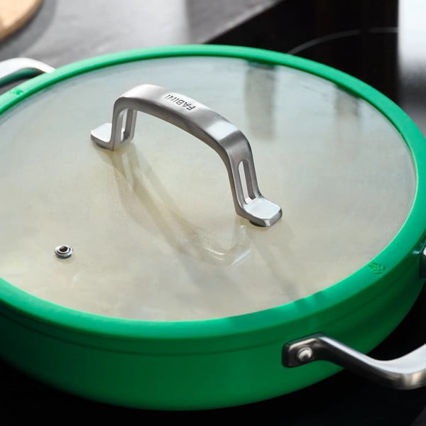 Pánev s poklicí/s keramickým povrchem ø 28 cm tegame Meda 3.0 – FABINI-image-2