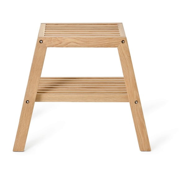 Stolička z dubového dřeva Wireworks Slatted Stool-image-2