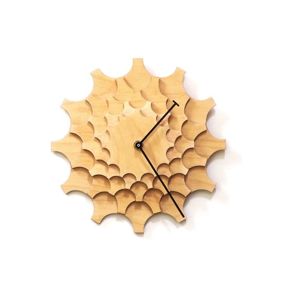 Dřevěné hodiny Cogwheel, 29 cm