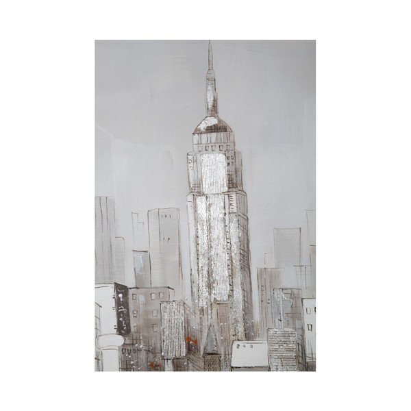 Ručně malovaný nástěnný obraz Mauro Ferretti Dipinto Su Tela Roofs, 90 x 120 cm-image-3