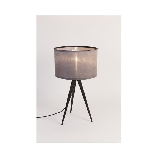 Černo-šedá stolní lampa Zuiver Tripod, ø 28 cm-image-2