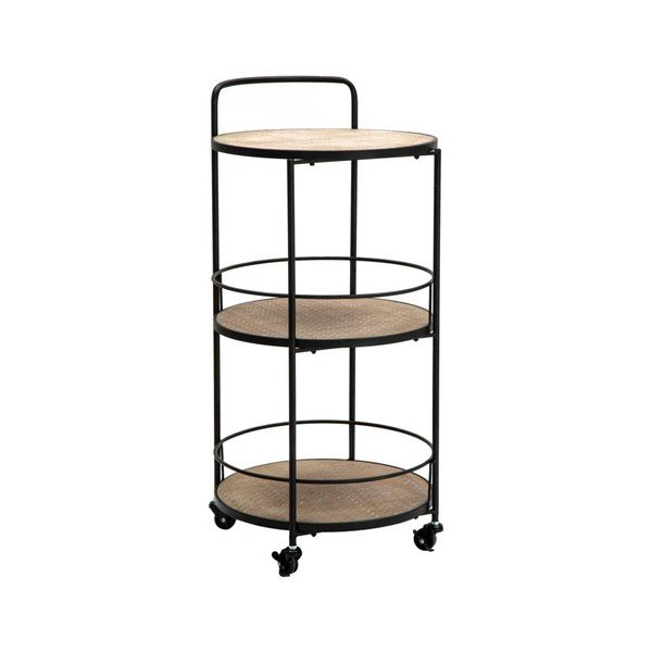 Kovový servírovací stolek na kolečkách 41,5x40 cm Arex – Mauro Ferretti