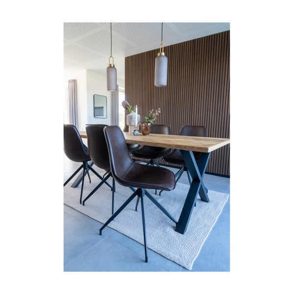 Hnědé jídelní židle v sadě 2 ks Monaco – House Nordic-image-4