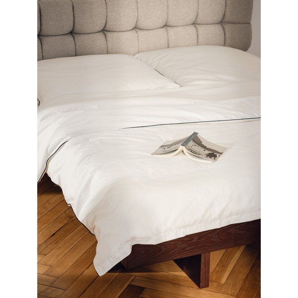 Hnědá dvoulůžková postel z MDF v dekoru jasanu bez čela s roštem 160x200 cm Kito – noo.ma-image-3