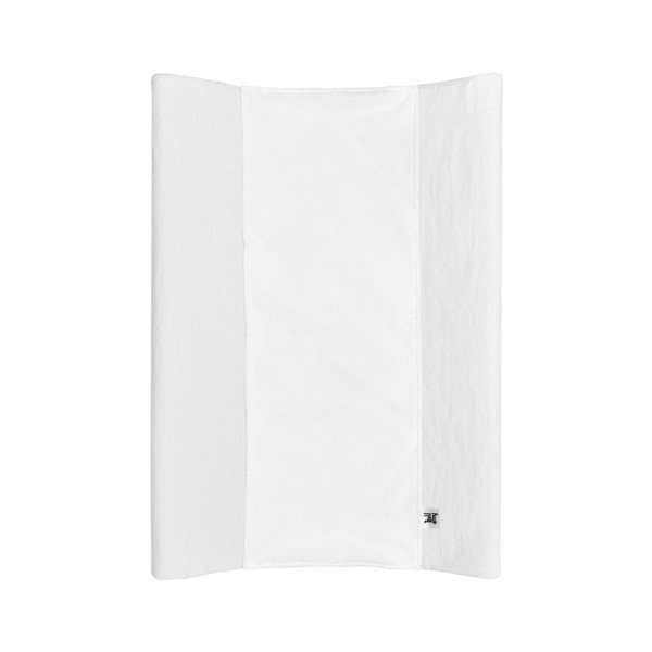 Bílá dětská lněná voděodolná podložka na přebalování BELLAMY Snow White, 50 x 70 cm-image-1