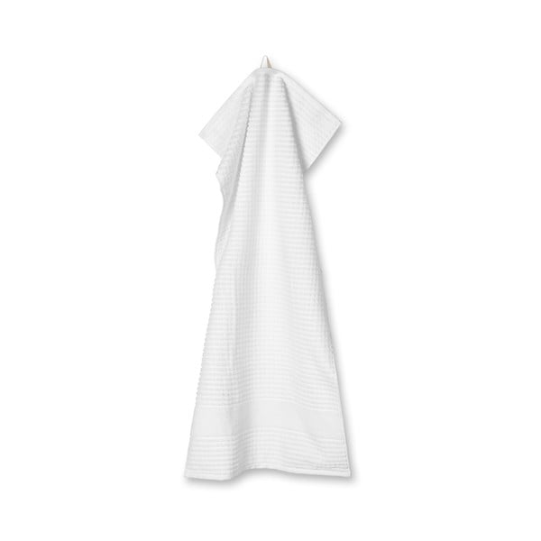 Bílý froté ručník z Bio bavlny 50x100 cm Check – JUNA-image-3