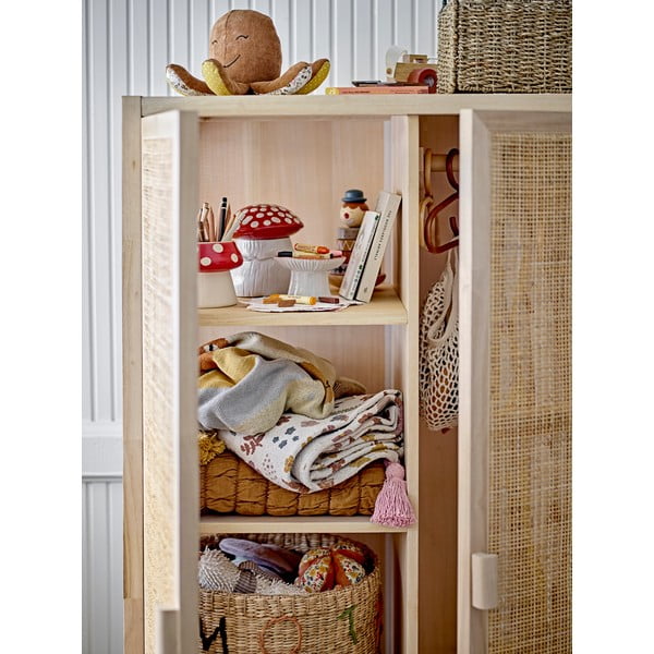 Bílo-růžová dětská deka 130x160 cm Kristine – Bloomingville Mini-image-4