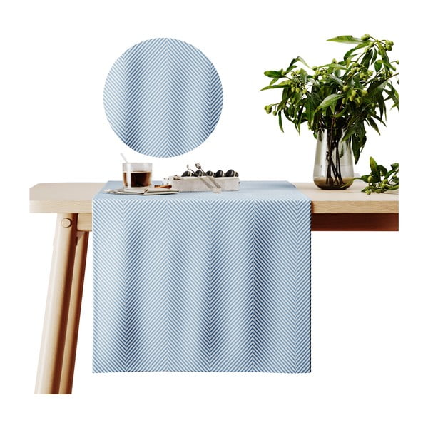 Sametový běhoun na stůl 40x140 cm Clear – AmeliaHome-image-4