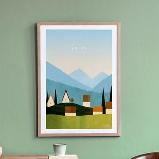 Plakát 50x70 cm Tatry – Travelposter