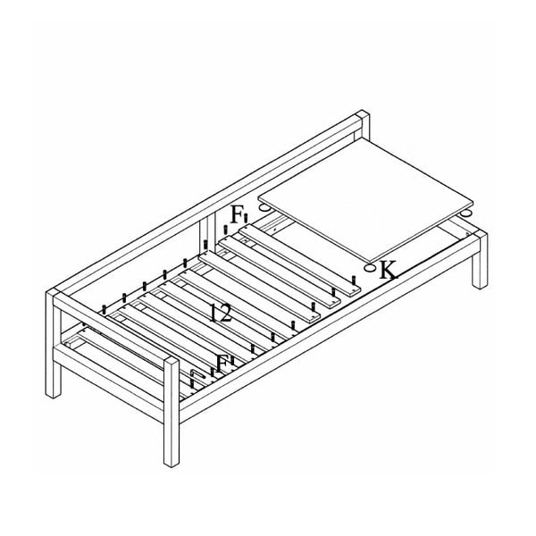 Multifunkční pohovka Karup Soul Black/Pistacio/Gris-image-3