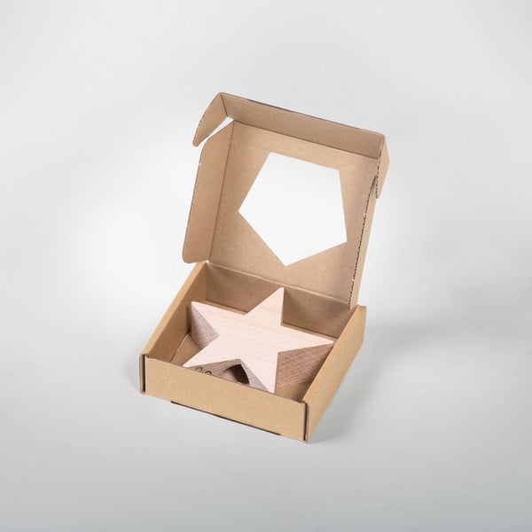 Dřevěná hvězda na dekorativní vánoční stromek Spira Small-image-4