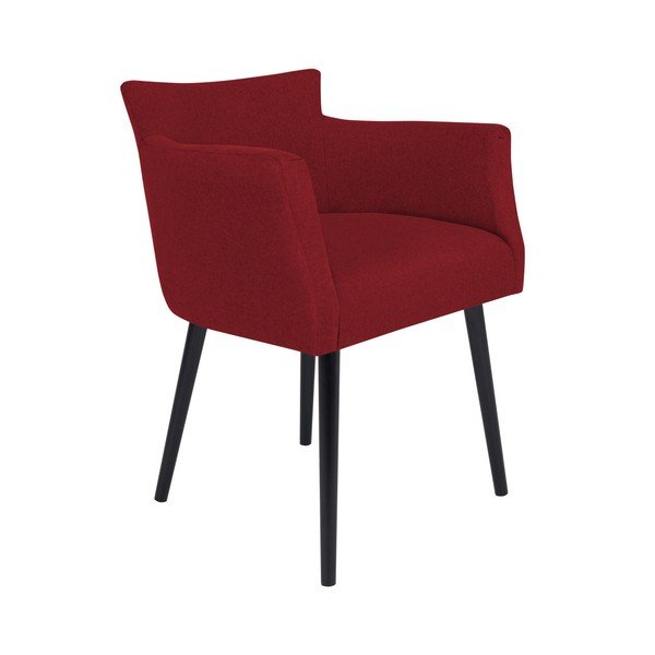 Červená židle s područkami Windsor & Co Sofas Gemini