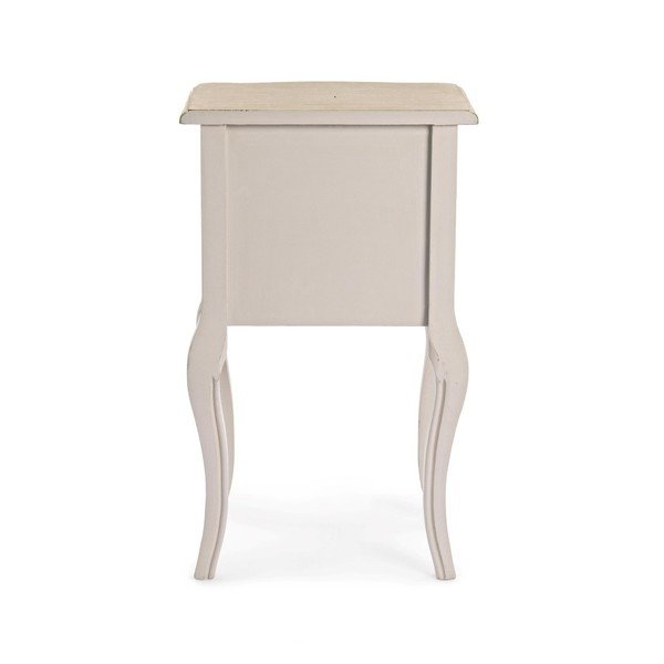 Krémový noční stolek Clarisse – Bizzotto-image-4
