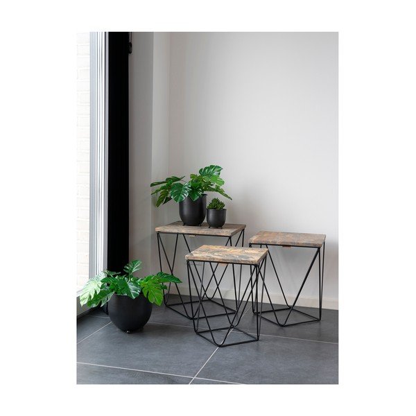 Kovové obaly na květináče v sadě 3 ks ø 22 cm Nova – House Nordic-image-4