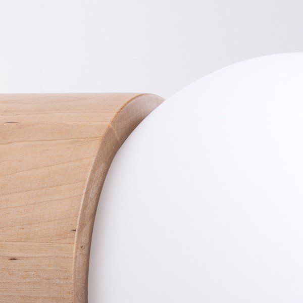 Bílé/v přírodní barvě nástěnné svítidlo ø 12 cm Surtur – Sollux-image-3