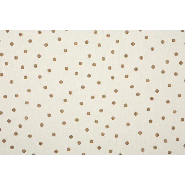 Záclona Confetti, bílá s béžovými puntíky-image-1