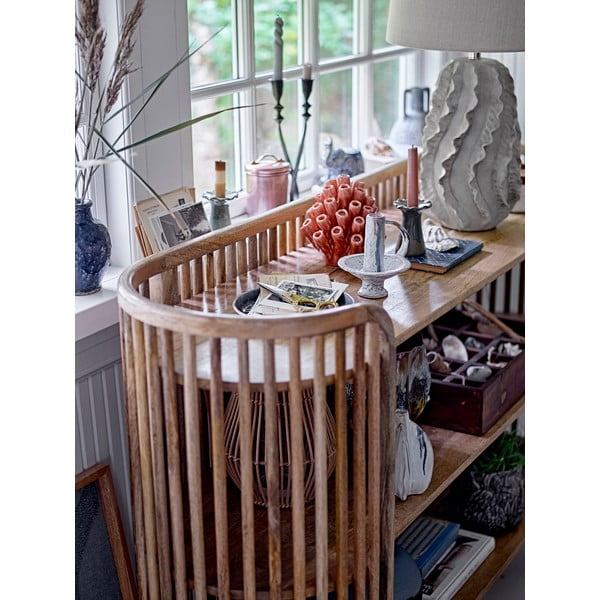 Béžová stolní lampa s textilním stínidlem (výška 64 cm) Natika – Bloomingville-image-1