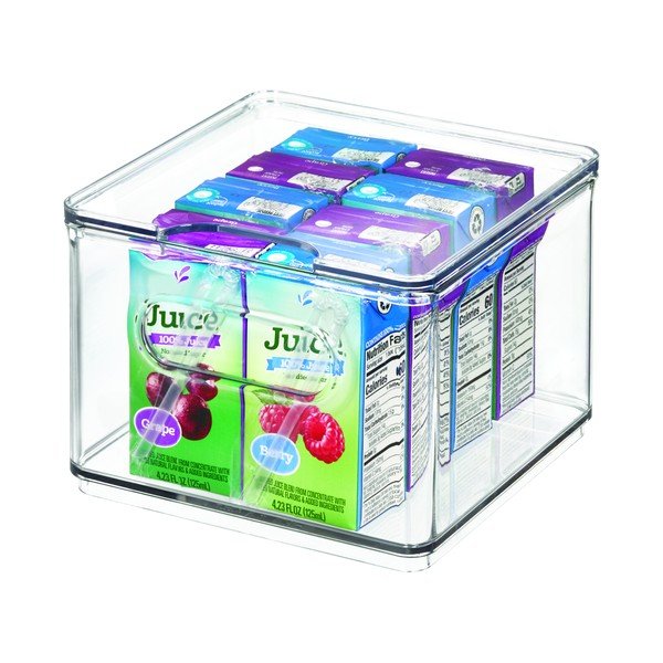 Transparentní úložný box s víkem iDesign The Home Edit, 15,2 x 15,2 cm-image-2