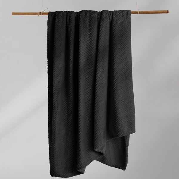 Černá deka z mikrovlákna DecoKing Henry, 150 x 200 cm-image-4