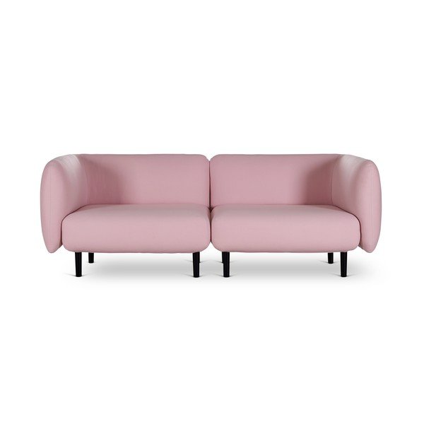 Růžová pohovka Softline Elle, 230 cm