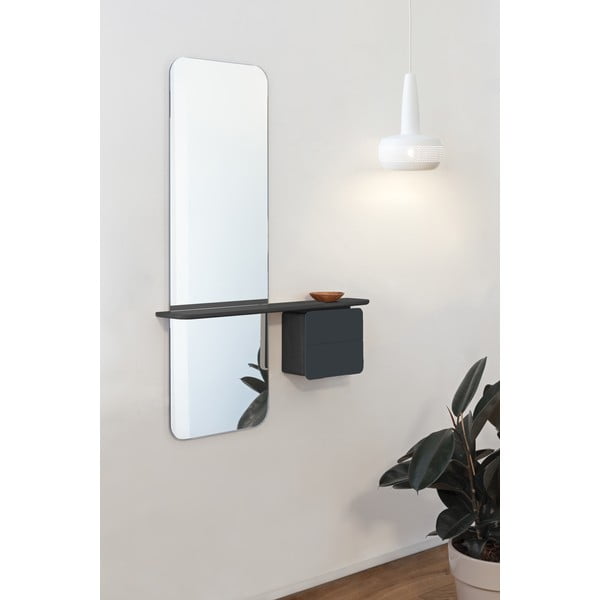 Černo-antracitová předsíňová sestava v dekoru dubu One More Look – UMAGE-image-1