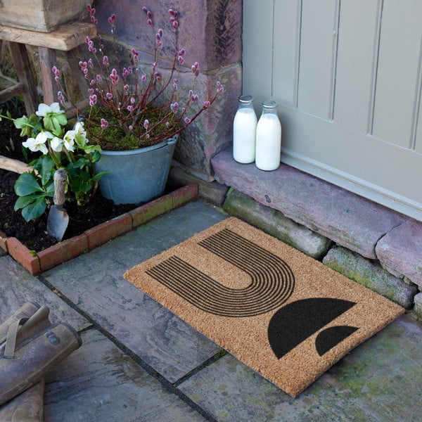Rohožka z kokosového vlákna 40x60 cm Half Moon – Artsy Doormats-image-2