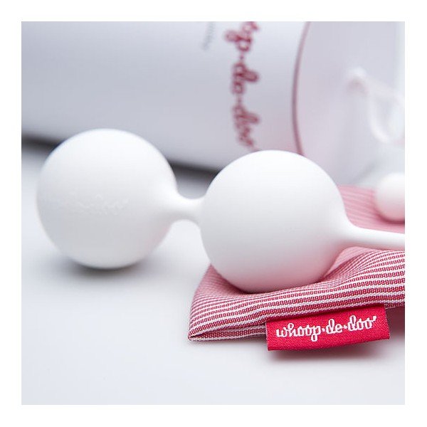 Bílé designové venušiny kuličky Whoop.de.doo, 65 g-image-3