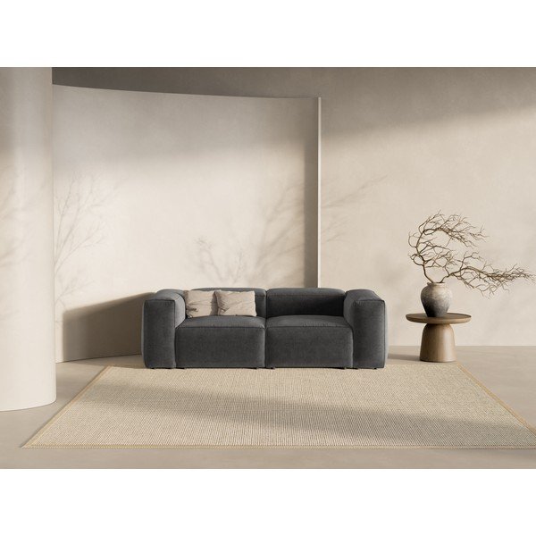 Tmavě šedá pohovka 224 cm Bergamo – Cosmopolitan Design-image-1