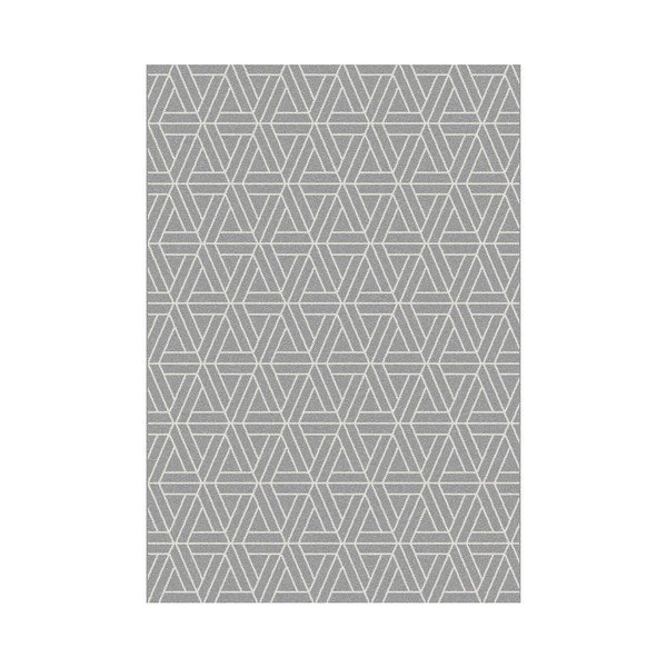 Šedý koberec Universal Matrix Grey, 80 x 150 cm